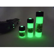 Glow On Super Phosphorescent Paint, Original Color and Green Glow Paint, Medium 4.6 ml Vial.