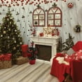 thumbnail image 5 of OULII 3 Pcs Mini Snow Frost Trees Fireproof Flame Retardant PVC Holiday Decorations for Village, 5 of 5