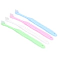 thumbnail image 4 of Cepillo de dientes de ortodoncia, 4 piezas de viaje, aparatos ortopédicos portátiles, cepillo de limpieza de ortodoncia, cepillo de dientes de ortodoncia para niños, rendimiento de alta gama, 4 of 8