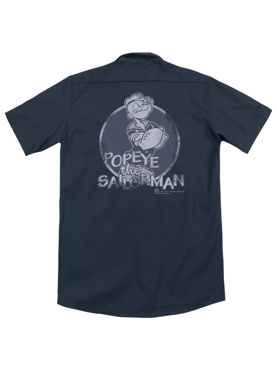 Popeye Original Sailorman Adult Work Shirt