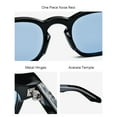 thumbnail image 4 of HEPIDEM Acetate Vintage Retro Square Polarized Sunglasses for Men （MZEPHIRINI TTrB Gray C6）, 4 of 9
