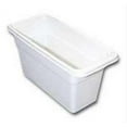 thumbnail image 3 of Rubbermaid Ice Bin - Rectangular Plastic, 1 L Capacity - White, 12.1" x 5.5" x 6.12", 3 of 3