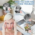 thumbnail image 6 of 3-in-1 Kitchen Sink Strainer Stopper, Stainless Steel Drain Basket, Push-Button Sink Plug for Standard 3.5-Inch Drain, 6 of 9