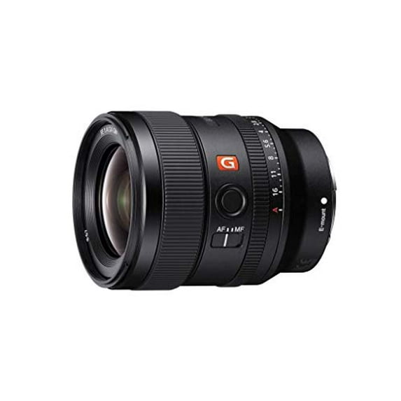 Restored Sony E-mount FE 24mm F1.4 GM Full Frame Wide-angle Prime Lens (SEL24F14GM), Black (Refurbished)