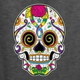 thumbnail image 5 of Wild Bobby Day Of The Dead Sugar Skull Pop Culture Men Graphic Tee, Heather Black, Small, 5 of 5