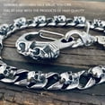 thumbnail image 2 of Sonducket Pantalones de cadena Punk Skull Trendy Domineering Key Chain Unisex Fadeproof Ropa Accesorios Monedero Bolsillo Hombres y Accesorios de disfraces Sonducket AP014066-01, 2 of 5