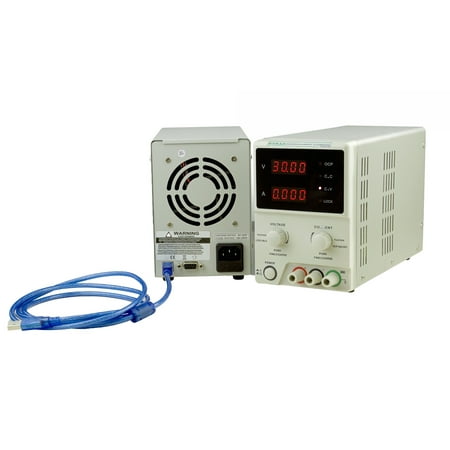 Variable Power Supply Dc KORAD KD3005P - Programmable Precision Variable Adjustable 30V, 5A DC Linear Power Supply Digital Regulated Lab Grade ()