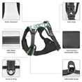 thumbnail image 6 of Fotbe Hand Drawn Snake Pattern Dog Harness, No-Pull Pet Harness with 2 Leash Clips, Adjustable Soft Padded Dog Vest with Easy Control Handle for Large Dogs-X-Large, 6 of 6
