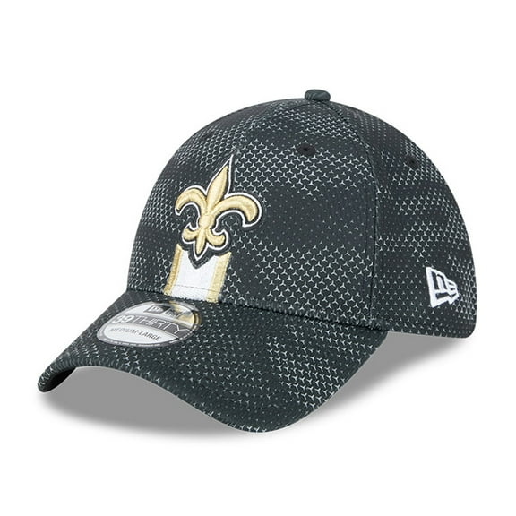 Men's New Era Black New Orleans Saints 2024 Sideline 39THIRTY Flex Hat