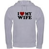 ^^cafepress Men's I Love My Wife Hoodie