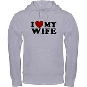 ^^cafepress Men's I Love My Wife Hoodie