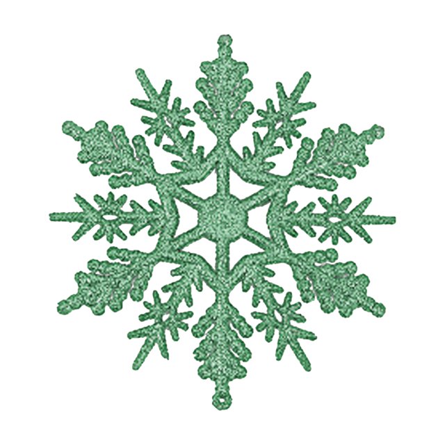 24 piezas Copo de nieve Decoración navideña Decoraciones para árboles de Navidad Lugar Programa Colgante (7,5 cm) Wmkox8yii fhajkh5663