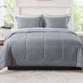 thumbnail image 6 of Mainstays All in One Reversible Comforter and Sheet Set, 7-Piece, Full, Gray, 6 of 13