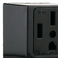 thumbnail image 2 of Leviton 55050 Single-Surface Range Mounting Receptacle, Black, 2 of 6