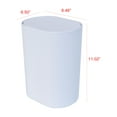 thumbnail image 3 of Mainstays Flip Top Plastic Trash Can, White, 3 of 5