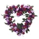 thumbnail image 1 of Guirnalda de corazón para colgar en pared, guirnalda de bienvenida de 14 "para sa de estar, jardín, hogar, boda, decoración al Púrpura Sunnimix Corona de la puerta de entrada, 1 of 6