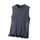 thumbnail image 2 of pstuiky Camiseta sin mangas para hombre, Camiseta deportiva informal sin mangas con cuello redondo y color sólido para hombre Camisas de hombre xxl, 2 of 3