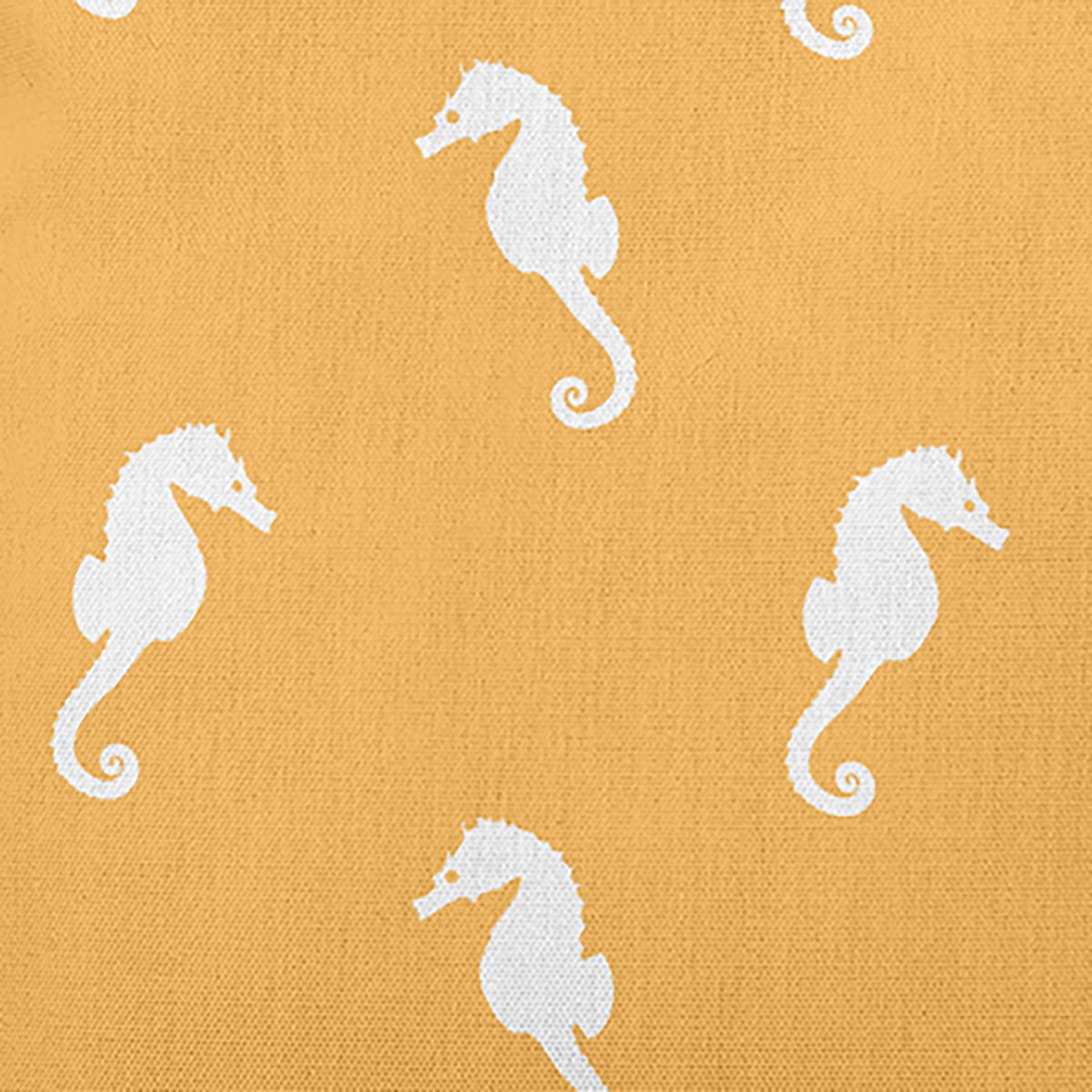 14" x 20" Simply Daisy Sea Horses Indoor/Outdoor Pillow, Egg Yolk Yellow Qty 1