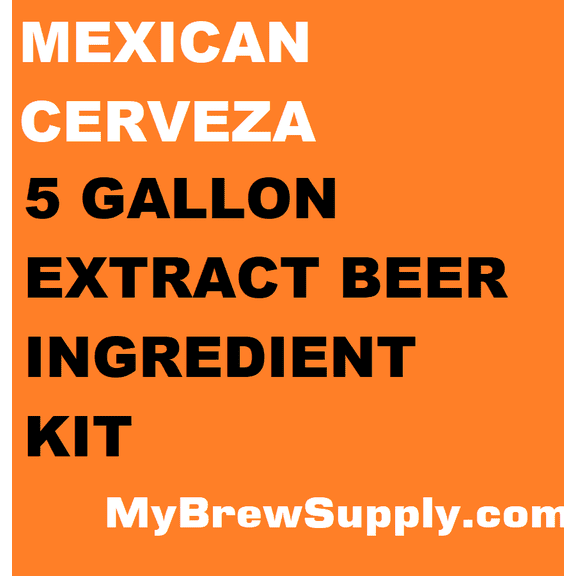 Mexican Cerveza 5 gal Homebrew Beer Extract Ingredient Kit