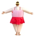 thumbnail image 2 of Disfraz de bailarina inflable para adultos, divertidos trajes gordos, disfraces de Halloween, 2 of 13