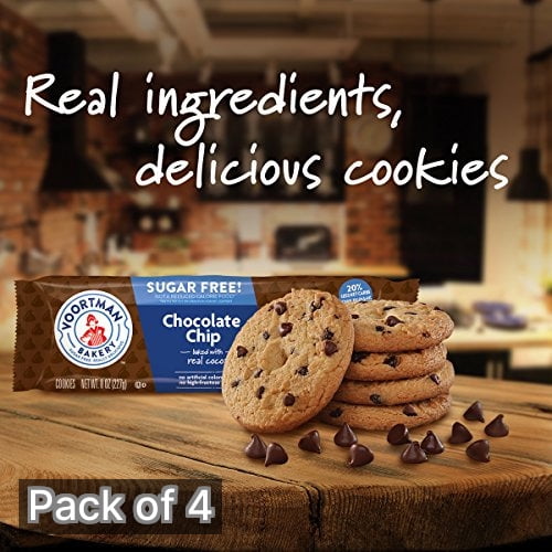 Voortman Sugar-Free Chocolate Chip Cookies (Pack of 4)