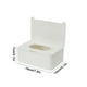 thumbnail image 3 of Caja de pañuelos con funda para teléfono celular, organizador de papel facial para cocina, baño, tocador, encimeras, dormitorio, tocador y mesas, contenedor de pañuelos de plástico de regalo, 3 of 6