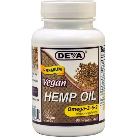 Devan Vitamines Vegan L'huile de chanvre - Omega 3 6 9 - Vegan - 90 Capsules Vegan