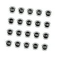thumbnail image 2 of Almencla 20Pcs Golf Marker Tool Adult Lightweight Wear Resistant Golf Distance Marker white, 2 of 8