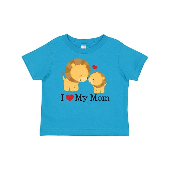 Inktastic I Love My Mom Cute Lion Boys Baby T-Shirt