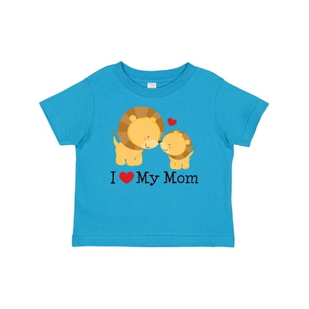 

Inktastic I Love My Mom Cute Lion Gift Baby Boy T-Shirt