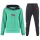 thumbnail image 1 of Sudaderas Gibobby de Forro Polar y Pantalones moda mujer capucha larga estampado Floral, 1 of 2