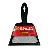 CLEAN RITE BLAZER INTERNATIONAL Broom & Dust Pan, 6 x 7-In. by TIGER ACCESSORY GROUP