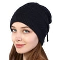 thumbnail image 2 of Travelwant Women Slouchy Beanie Hat Knit Long Baggy Slouch Skull Cap for Winter, 2 of 7