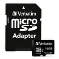 thumbnail image 1 of Verbatim 16GB Premium MicroSDHC Memory Card with Adapter, Class 10, 1 of 8