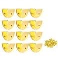 thumbnail image 1 of 12Pcs Antique Iron Bronze Corner Wooden Box Edge Corner With Screws, 1 of 9