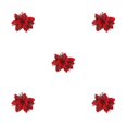 thumbnail image 1 of Injueey Ornamento de la casa de campo de la decoración de la simulación artificial de la flor de la Navidad Type2 NO2, 1 of 6
