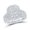 White, variant on 14K White Gold Emerald Diamond Halo Bridal Wedding Ring Set 2cttw