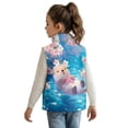 thumbnail image 3 of Pzuqiu Otter Full Zip Vest Sleeveless Vest Zip Up for Girl Size 7-8 Personalized Fall Outerwear Versatile Casual Fall Outfits Fashion Clothing Warm for Teens Girls Boys Kids, 3 of 7
