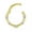 Gold, variant on Piercing Surgical Steel Rings Nose Ring Nose Lip Hoop Cartilage Tragus Helix -Silver-1.2*8mm