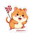 thumbnail image 5 of cartoon Hamster Theme Stickers, Waterproof Hamster Theme Sticker for Water Bottle Laptop Phone Cases Planner Skateboard Luggage Helmet Party Favor Decor, Ideal for Adults Teens Teacher Rewards, 5 of 9