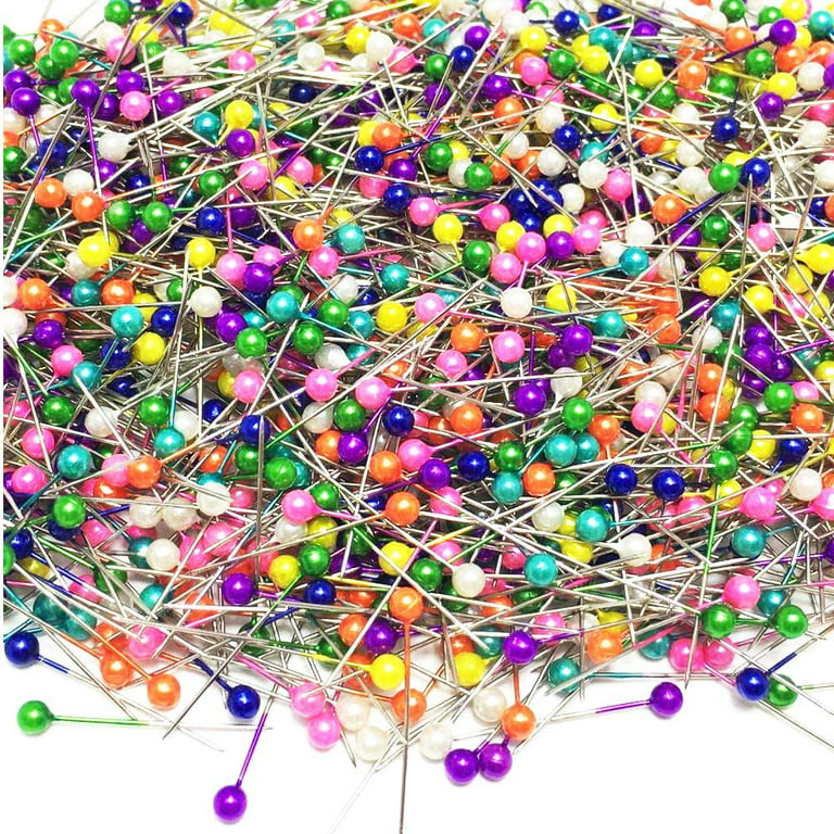 250Pcs Sewing Pins for Fabric, Straight Pins with Colored Ball