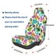 thumbnail image 3 of Balery Watercolor Flowers Funda de Asiento para Auto con Diseño - Cubierta Frontal Suave y Transpirable con Protector Antideslizante- 1 Unidad, 3 of 5