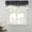 Black, variant on Purple Waves Tie Up Valance Curtains for Windows, Kitchen Curtains Window Treatments, Ombre Abstract Art Gradient Modern Short Window Shades Valances for Bedroom Bathroom Cafe 42"x12"