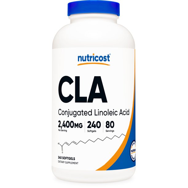 Nutricost CLA (Conjugated Linoleic Acid) Supplement 800mg, 240 Soft