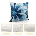thumbnail image 4 of Creowell Flowers Pillow Covers Zipper Closure Indoor Outdoor Pillow Case Short Plush Print Design 1PC 22x22in, 4 of 5