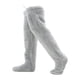 thumbnail image 1 of Calcetines largos hasta la rodilla, gruesos, cálidos y acogedores, para hombres y mujeres Gris claro, 1 of 9