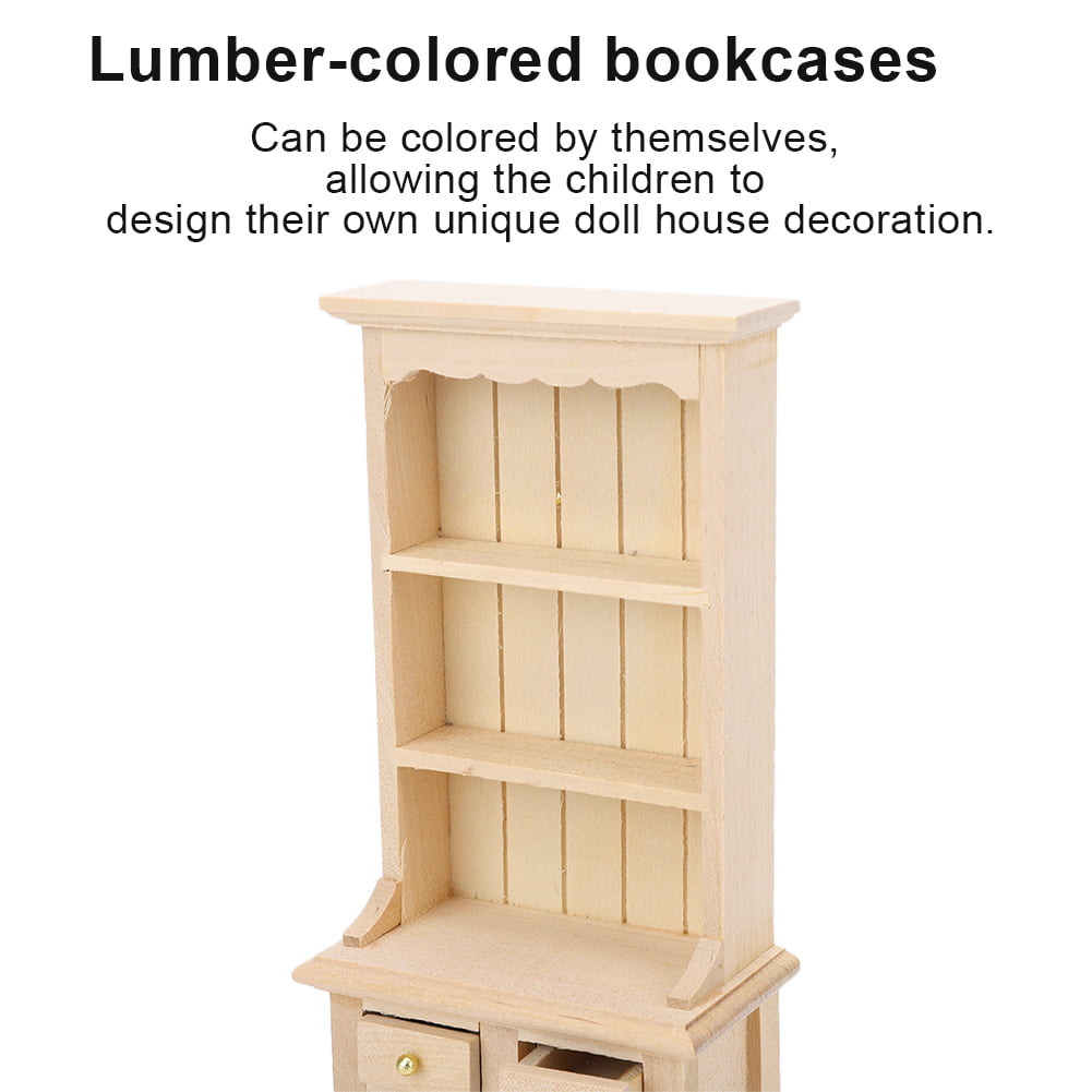 Anggrek Dollhouse Bookcase, Dollhouse Furniture Bookcase