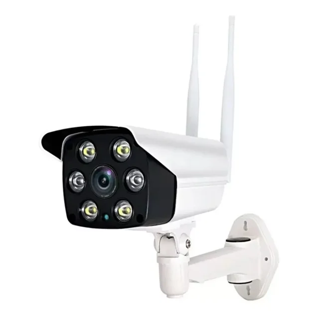 Cámara Ip Exterior Wifi Audio Vision Nocturna Luces Led