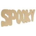 thumbnail image 2 of Wood Spooky Cutouts 18 x 6-1/5 Inch, Pack of 50 Unfinished Wooden Cutouts for Crafting, Door Hangers, and DIY Halloween Décor, by Woodpeckers, 2 of 5