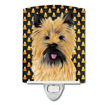 Cairn Terrier Halloween Portrait Ceramic Night Light
